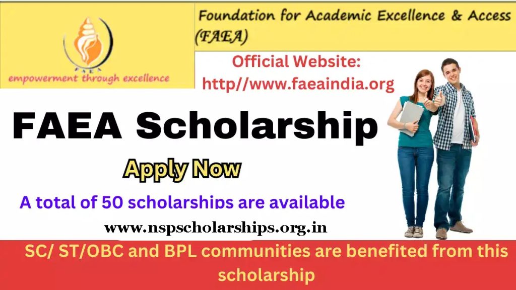 Benefits Of FAEA Scholarship