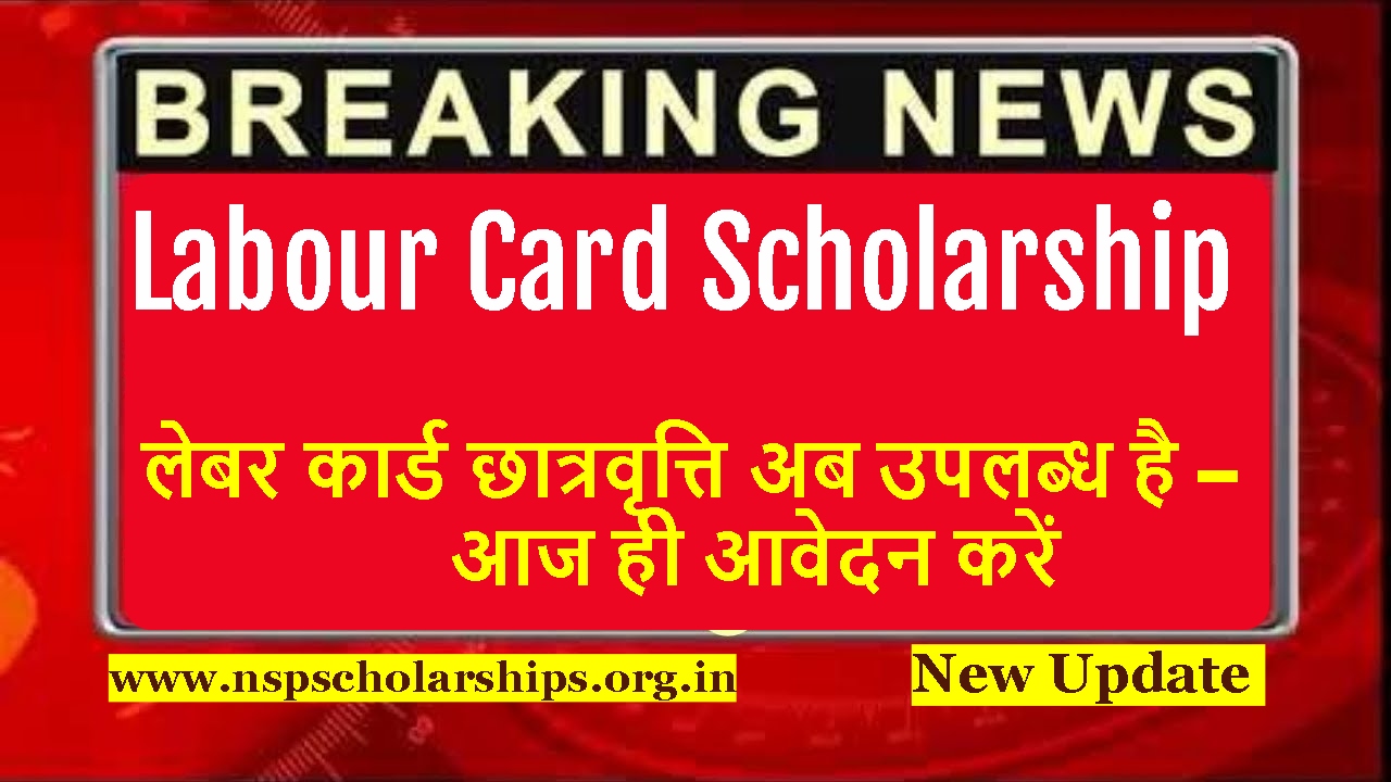 Labour Card Scholarship