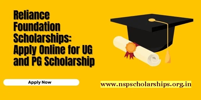 Reliance Foundation PG Scholarship 2024