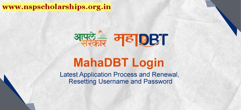 Mahadbt Scholarship Login Application Procedure