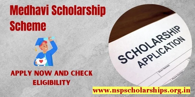 Application Procedure Under Medhavi Scholarship