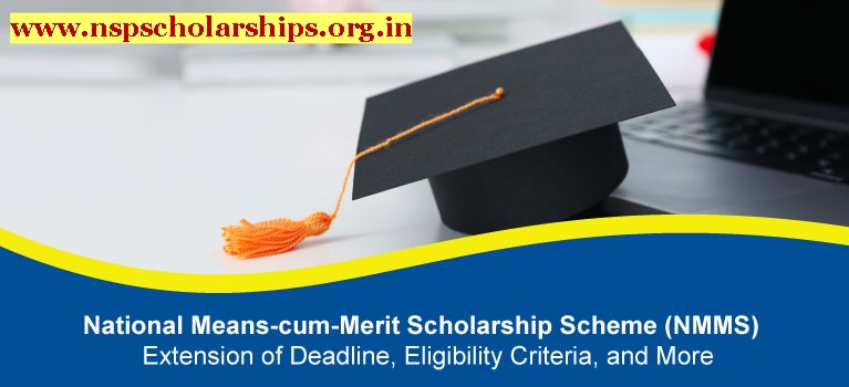 Eligibility Criteria of the National Means Cum-Merit Scholarship Scheme News