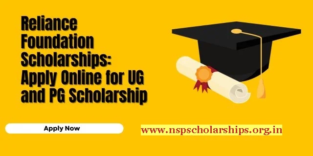 Reliance Foundation UG Scholarship 2024