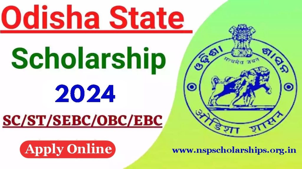 Odisha State Scholarship Portal Appy Online