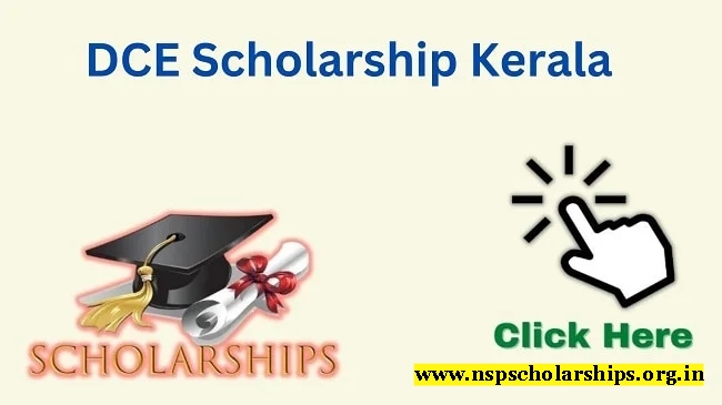 DCE Scholarship Kerala 2024 Application Procedure