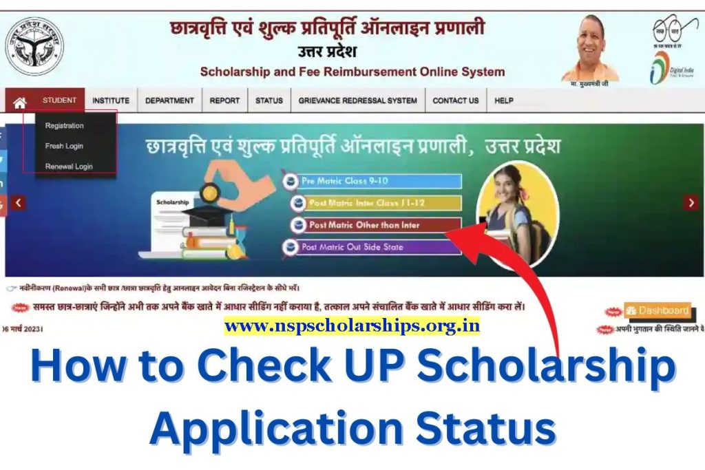 Application Procedure for UP Scholarship